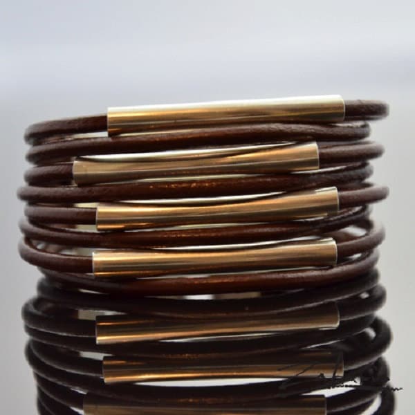 Armband Silberbraun von Zahario