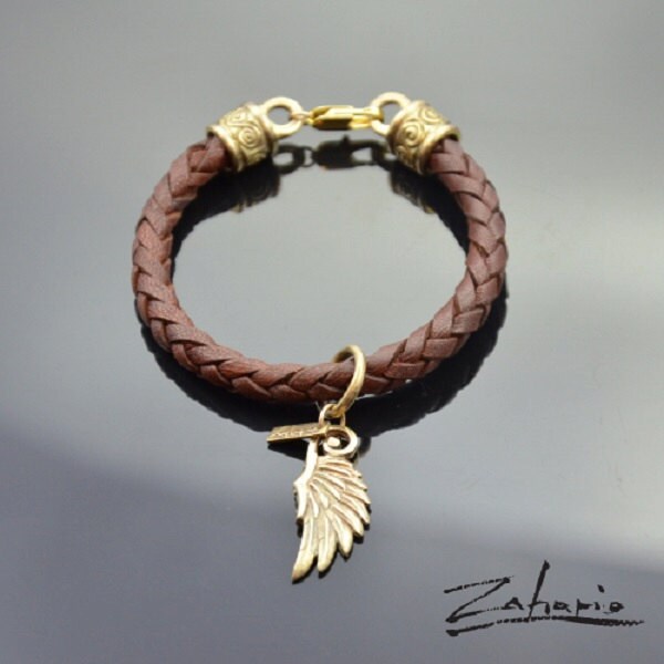 Armreif +Flügel+ Aus Bronze von Zahario