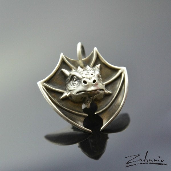 Drachen Anhanger Aus Silber von Zahario