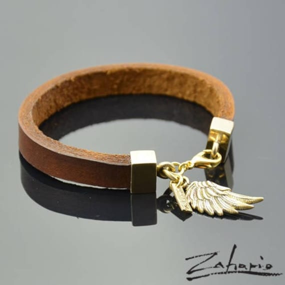 Flügelchen Armband Bronze von Zahario