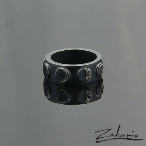 Ring Mondphasen Silber von Zahario