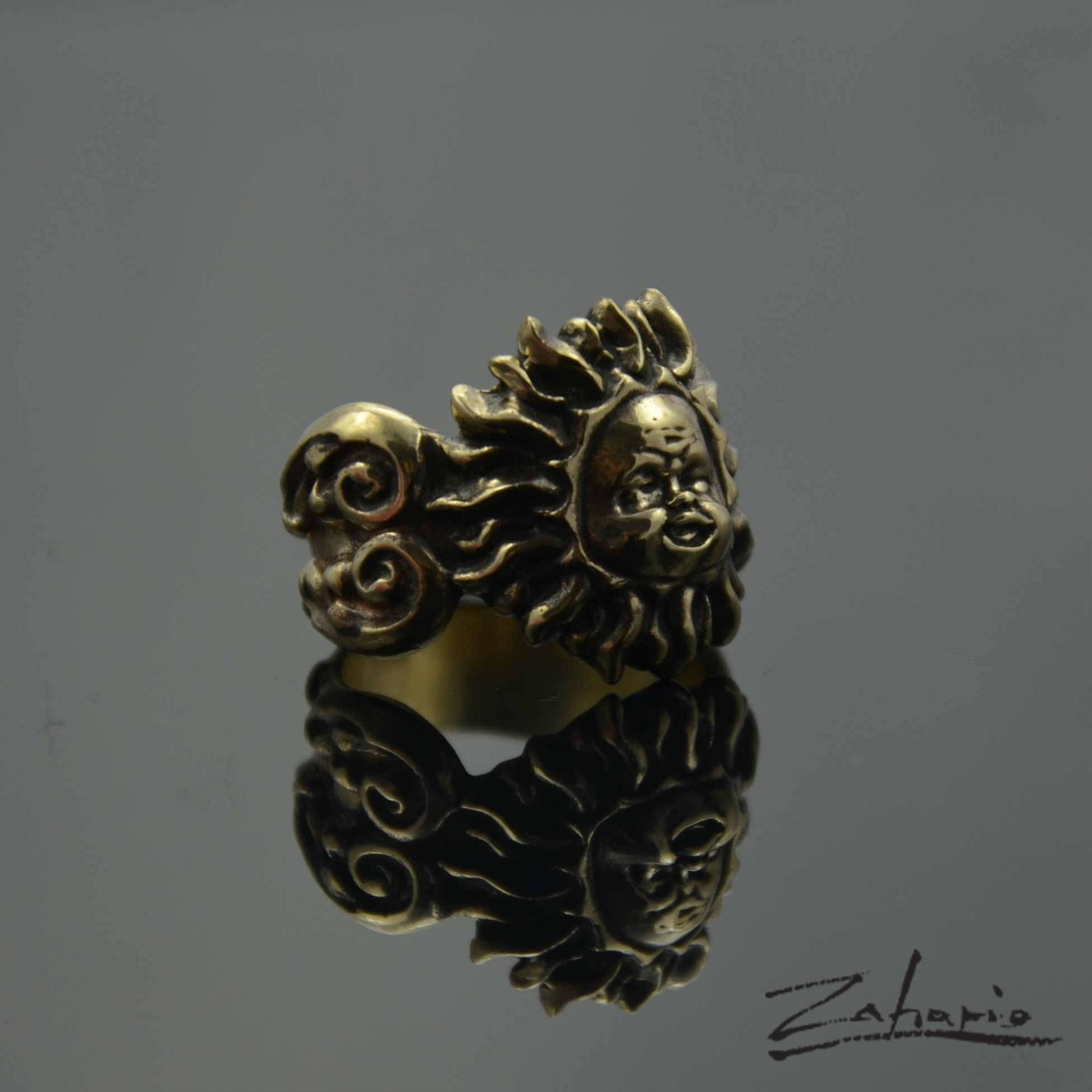 Ring Sonne Bronze von Zahario