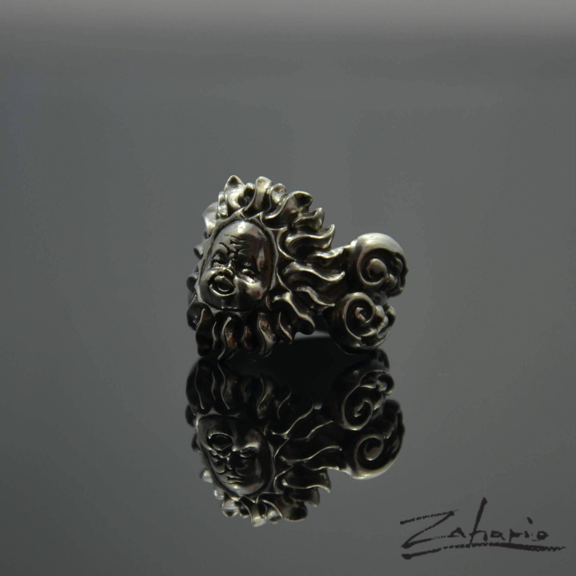 Ring Sonne Silber von Zahario
