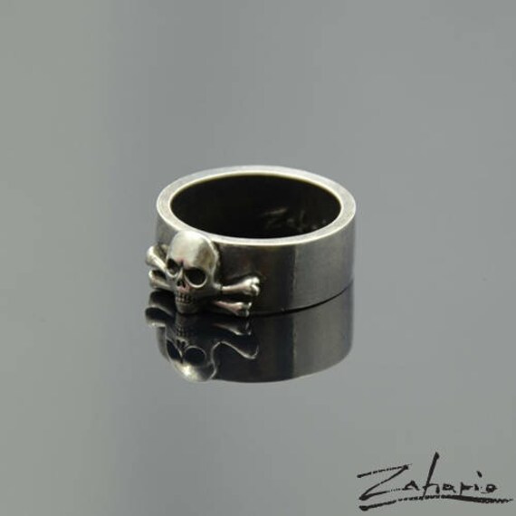 Schadel Ring Aus Silber von Zahario