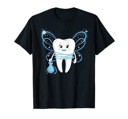 Zahnfee Geschenke Mädchen Karnevalskostüm Outfit Fasching Tooth Fairy ZFA T-Shirt Schwarz S Klassisch Karneval Shirt Zahnfee Geschenke Mädchen Karnevalskostüm Outfit Fasching Tooth Fairy ZFA T-Shirt Schwarz S Klassisch Karneval Shirt von Zahnfee Geschenke Mädchen Karnevalskostüm Outfit