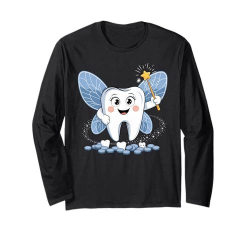 Zahnfee Kostüm Karneval Verkleidung Fasching Tooth Fairy ZFA Langarmshirt Zahnfee Kostüm Karneval Verkleidung Fasching Tooth Fairy ZFA Langarmshirt von Zahnfee Geschenke Mädchen Karnevalskostüm Outfit