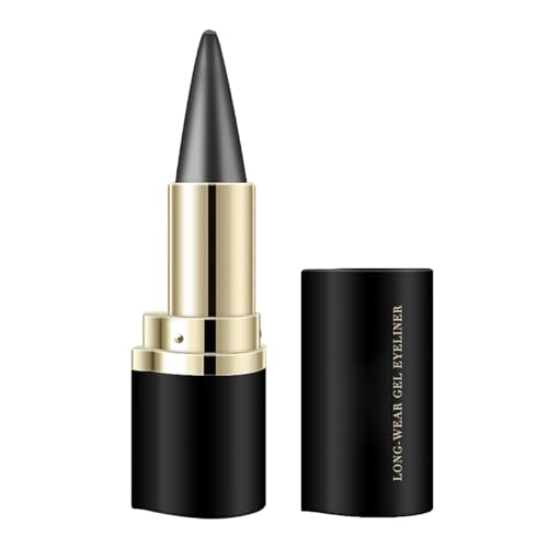 Zahoken Gel Liner Eyeliner Dunkel - Langzeit Wasserfester Eyeliner Stift | Verschmierungssicherer Makeup Stift Für Abend Hochzeit Outdoor Party Arbeit Alltag Zuhause Event Reisen von Zahoken