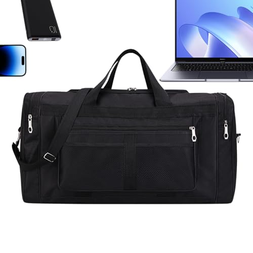 Zahoken Sporttasche,Sporttasche Für Workout Und Yoga Als Wochenendtasche Mit Schuhfach | Wasserdichter Leichter Fitness Rucksack und Trainings Handtasche mit Nass-Trocken Fach für Outdoor, Reisen und von Zahoken