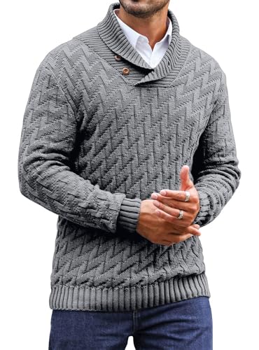 Zaitun Herren Strickpullover Rollkragenpullover mit Knöpfen Warm Langarm Pullover Freizeit Winterpullover Zaitun Herren Strickpullover Rollkragenpullover mit Knöpfen Warm Langarm Pullover Freizeit Winterpullover von Zaitun