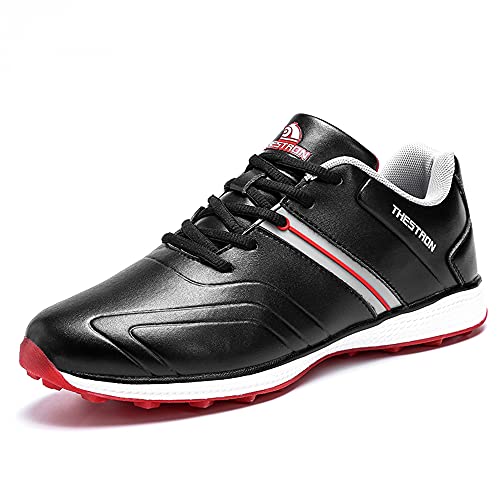Wasserdichte Golfschuhe für Herren, professionelle Golf-Sneakers, spikless, leicht, Wanderschuhe, Outdoor-Wanderschuhe, schwarz, 42.5 EU Wasserdichte Golfschuhe für Herren, professionelle Golf-Sneakers, spikless, leicht, Wanderschuhe, Outdoor-Wanderschuhe, schwarz, 42.5 EU von Zakey