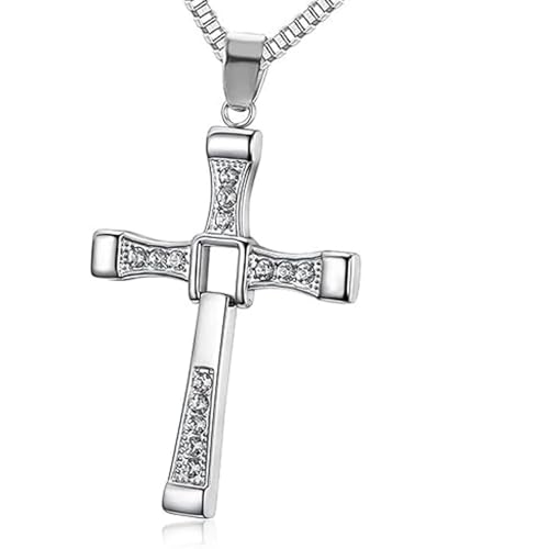 Zaky Vin Diese Kreuz Kette Halskette cosplay Anhänger Schmuck mit Aufkleber Anzug insgesamt 26 Stück von Zaky