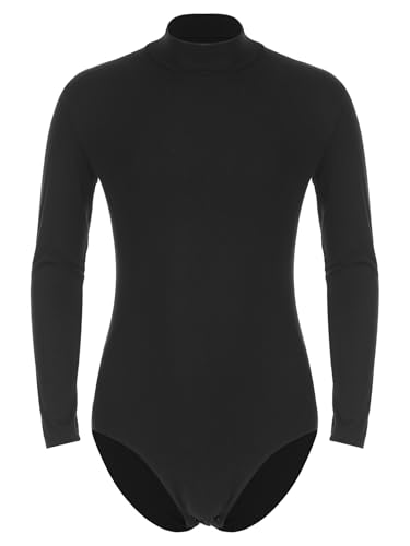 Zaldita Herren Bodysuit Overall Rollkragen Sportbody Langarm Tank Top Trikot Body Overall Catsuit Unterhemd Training Gymnastik Schwarz XXL Zaldita Herren Bodysuit Overall Rollkragen Sportbody Langarm Tank Top Trikot Body Overall Catsuit Unterhemd Training Gymnastik Schwarz XXL von Zaldita