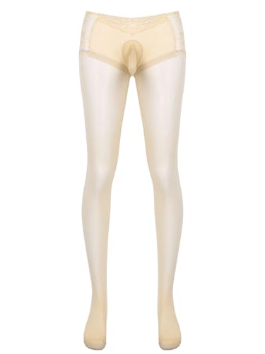 Zaldita Herren Strumpfhose mit Penishülle Transparent Lange Pantyhose mit Fuß Skinny Stretch Strümpfe GoGo Clubwear Nachtchub Nude XXL Zaldita Herren Strumpfhose mit Penishülle Transparent Lange Pantyhose mit Fuß Skinny Stretch Strümpfe GoGo Clubwear Nachtchub Nude XXL von Zaldita