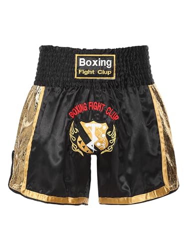 Zaldita Herren Thaibox Shorts Muay Thai Shorts Kurze Hose Kampf Boxen Shorts Thai Sportshorts Trainingsshort Cosplay Fitness D Typ D L von Zaldita