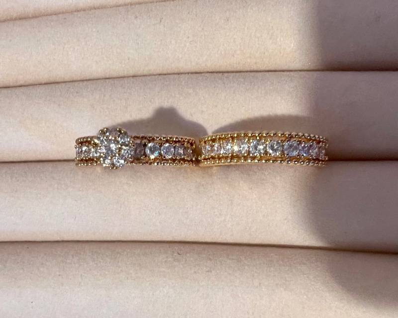 Damenringset Vergoldet | 18 K Damenringset Vergoldet | 18 K von Zaleyna