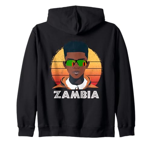 Sambia, Sambian Flagge, Sambia Boy, African Boy, Sambian Teen Kapuzenjacke Sambia, Sambian Flagge, Sambia Boy, African Boy, Sambian Teen Kapuzenjacke von Zambia Flag Gifts for Zambian Teens & Boys
