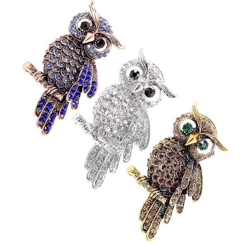 Zambuph 3 paket/los Strass Katze Für Frauen Mit Edelsteine Katze Broschen Frauen 3 stück Pin Exquisite Handwerkskunst Broschen Für von Zambuph