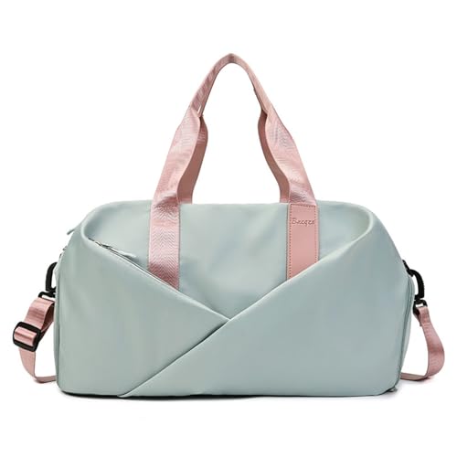Zambuph Sporttasche mit Schuhfach und Nassfach, Damen Sporttasche für Fitnessstudio und Reisen, Polyester Schwimmtasche für Damen, B 43.5 * 25 * 27.5 von Zambuph