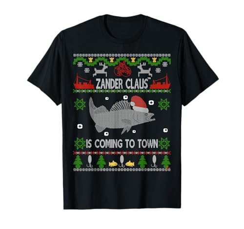 Zander Claus TM Ugly Christmas Pullover für Männer und Frauen - Schwarz, Langarm, Klassische Passform, Rundhalsausschnitt, 100% Baumwolle, S Zander Claus TM Ugly Christmas Pullover für Männer und Frauen - Schwarz, Langarm, Klassische Passform, Rundhalsausschnitt, 100% Baumwolle, S von Zander Claus TM