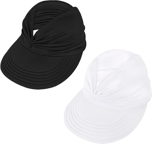 Zando Damen Cap Basecap Sommer Schirmmütze Uv Schutz Hut Schwarz-Weiß von Zando