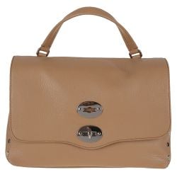 Zanellato Braune Kalbsleder Schultertasche von Zanellato