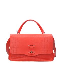 Zanellato Cayman S Rote Lederhandtasche von Zanellato