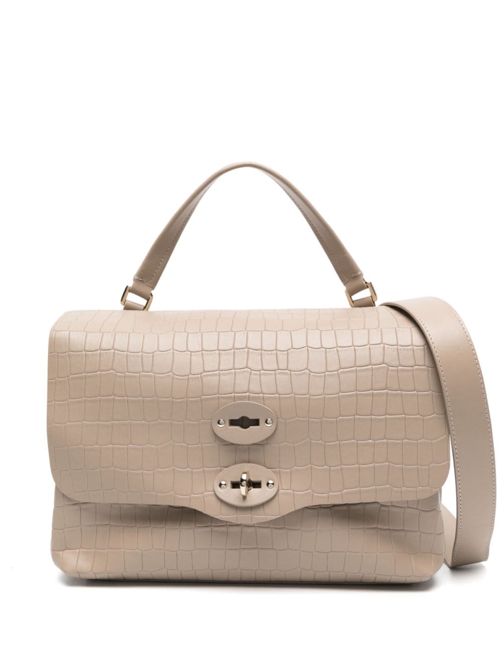 Zanellato Postina Cayman Handtasche - Nude von Zanellato