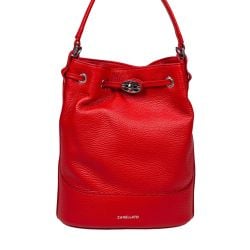 Zanellato Rote Leder Eimertasche von Zanellato