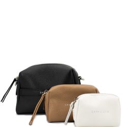 Zanellato Schwarze Multi Leder Clutch Tasche von Zanellato