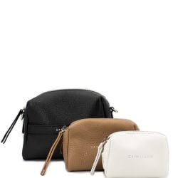 Zanellato Schwarze Multi Leder Clutch Tasche von Zanellato