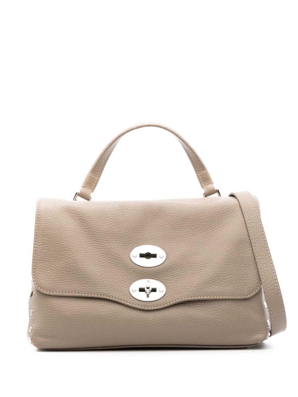 Zanellato Handtasche mit Nieten - Nude von Zanellato