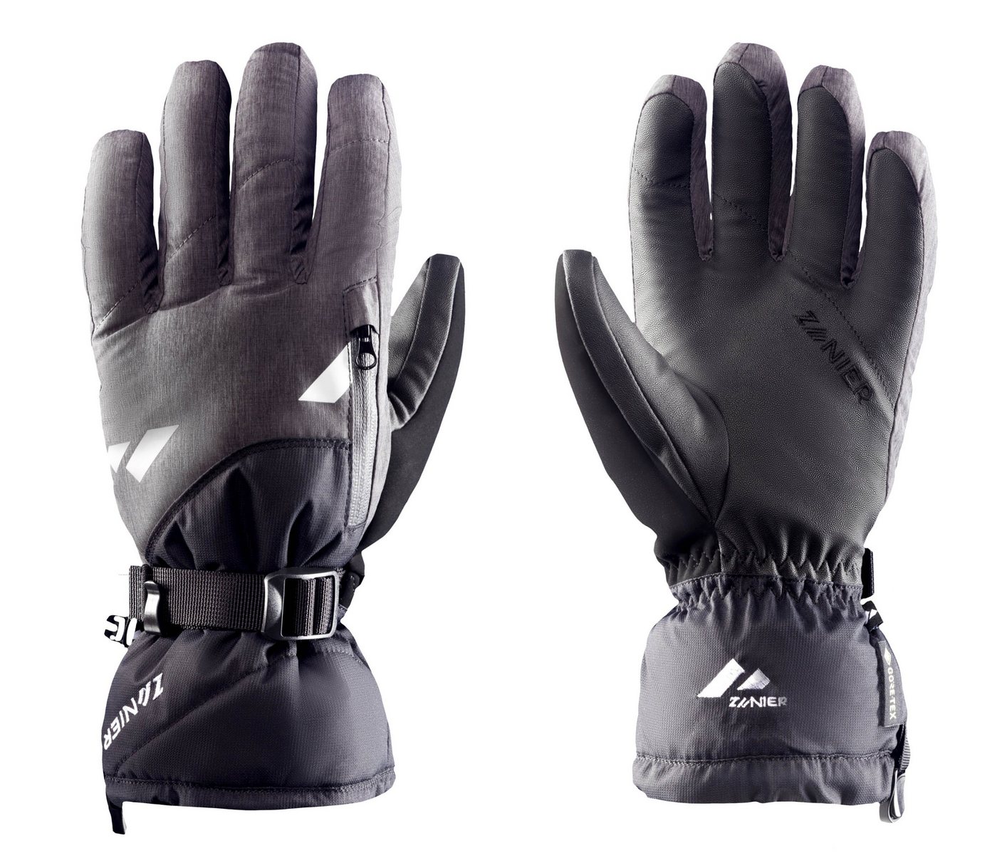 Zanier Fleecehandschuhe RIDE.GTX SCHWARZ - ANTHRAZIT von Zanier