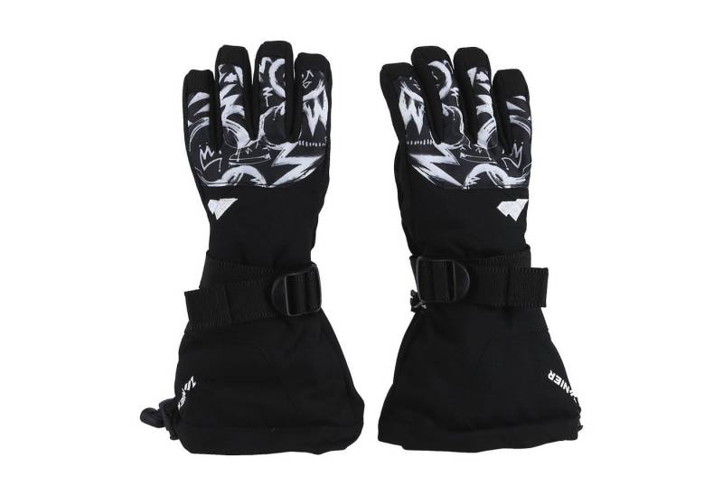 Zanier Multisporthandschuhe Winterhandschuhe GAP.STX Juniors (wasserdicht) schwarz/weiss von Zanier