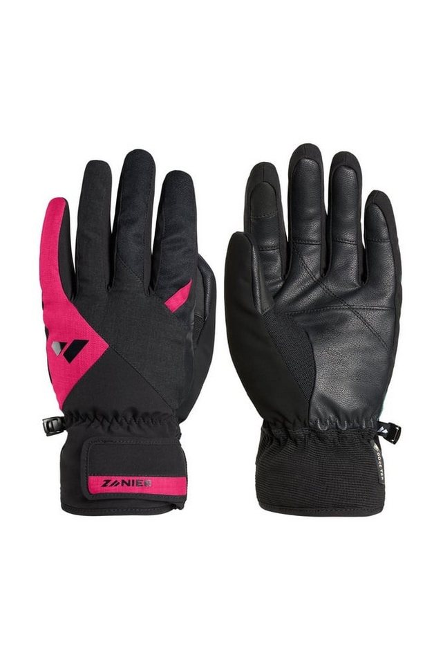 Zanier Multisporthandschuhe Winterhandschuhe Saalbach.GTX (winddicht, wasserdicht) schwarz/fuchsia von Zanier