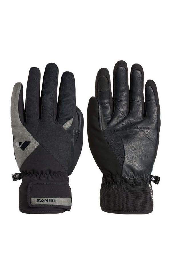 Zanier Multisporthandschuhe Winterhandschuhe Saalbach.GTX (winddicht, wasserdicht) schwarz/silber von Zanier