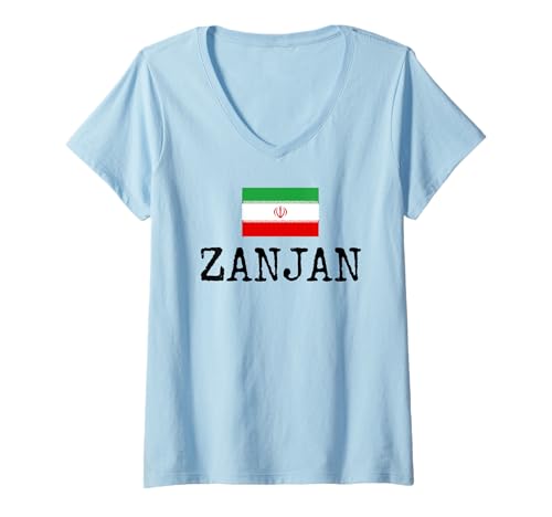 Damen Zanjan Land Iran Familienausflug Iranische Kinder Männer Frauen T-Shirt mit V-Ausschnitt Damen Zanjan Land Iran Familienausflug Iranische Kinder Männer Frauen T-Shirt mit V-Ausschnitt von Zanjan City Iran Vacation Toddler Travel Iranians