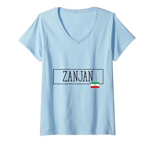 Damen Zanjan Land Iran Familienausflug Iranische Kinder Männer Frauen T-Shirt mit V-Ausschnitt Damen Zanjan Land Iran Familienausflug Iranische Kinder Männer Frauen T-Shirt mit V-Ausschnitt von Zanjan City Iran Vacation Toddler Travel Iranians