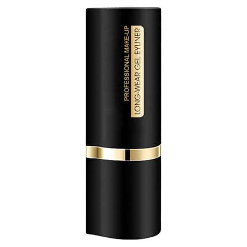 Langlebiger Gel-Eyeliner – Matter, Schnell Trocknender Eyeliner | Silberner/grauer/brauner/schwarzer Eyeliner-Stift, Wasserfest, Wischfester Eyeliner-Stift Natürliche Schwarze Eyeliner-Creme von Zankie