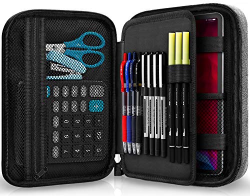 Zannaki Große Kapazität Aufbewahrungstasche Marker Stift Federmäppchen Einfache Schreibwaren Tasche Halter für Bullet Journal Mitte High School Office College Student Mädchen Frauen Erwachsene von Zannaki