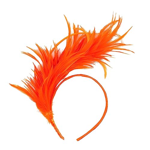 Haarband Mit Federn Für Frauen Und Mädchen, Elastisches Haarband Stilvolle Festival Stirnband 20er Jahre Kopfschmuck Fascinator Buntes Feder Stirnband Für Cosplay/Karneval Federstirnband von Zannycn