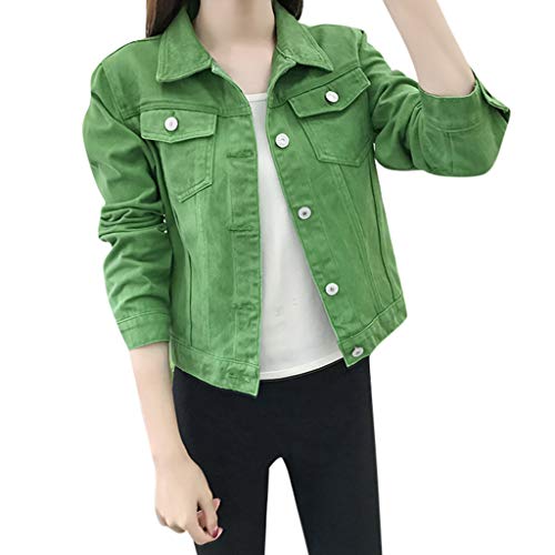 Zannycn Jeansjacke Damen Kurz Leichte Jacken Damen Sommerjacken Jeans Jacke Damen Jeansjacke Y2k Jeansjacke Frühling Sommer Herbst Weiße Jeansjacke Damen Jeansjacken Button Shacket Trucker Jacke von Zannycn