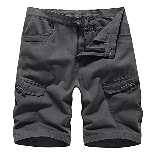 Zannycn Shorts Herren 3/4 Kurze Hosen Herren Cargo Sommerhose Sommer Kurze Hosen Atmungsaktiv Bermuda Shorts Unisex Y2k Hose Jorts Baggy Bermuda Shorts Herren von Zannycn