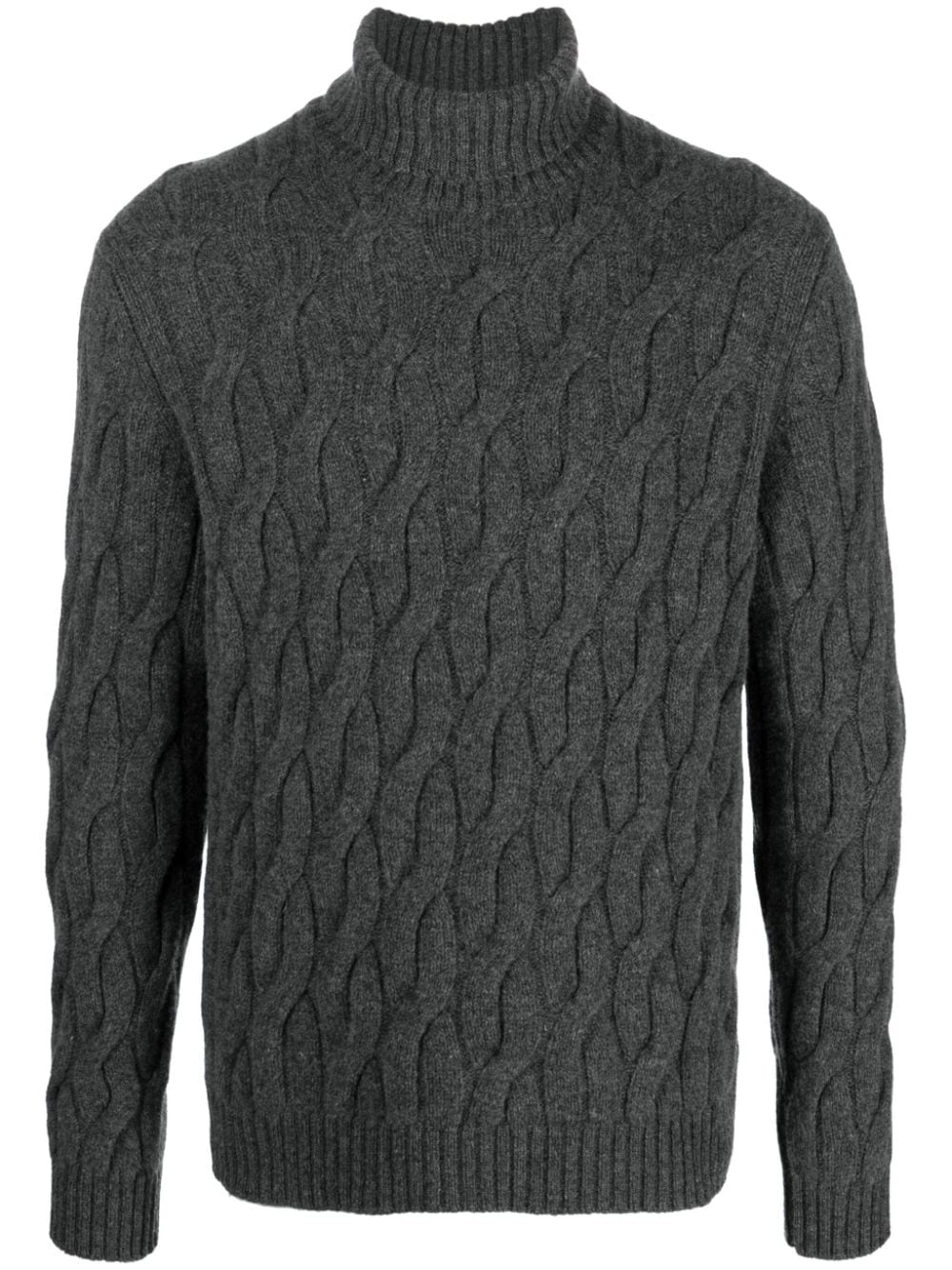 Zanone Pullover mit Zopfmuster - Grau von Zanone