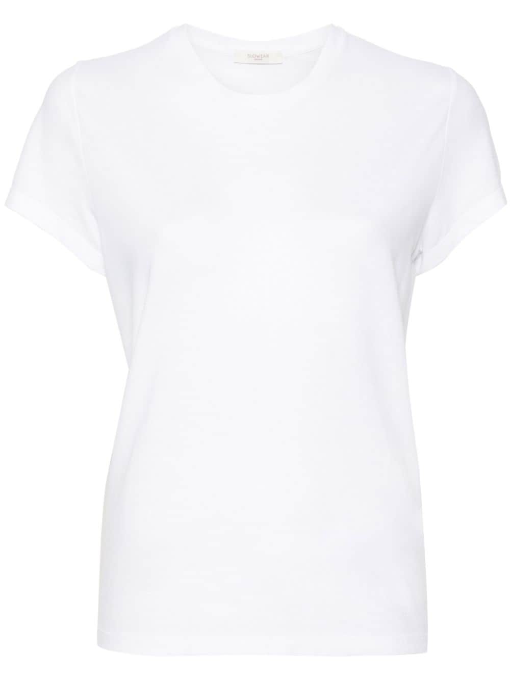 Zanone crew-neck cotton T-shirt - Weiß von Zanone
