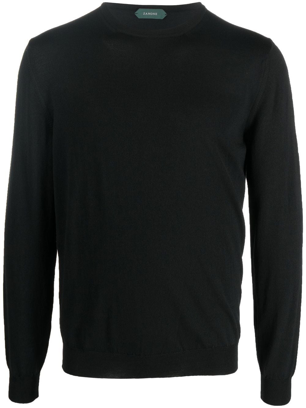 Zanone Pullover mit rundem Ausschnitt - Schwarz von Zanone