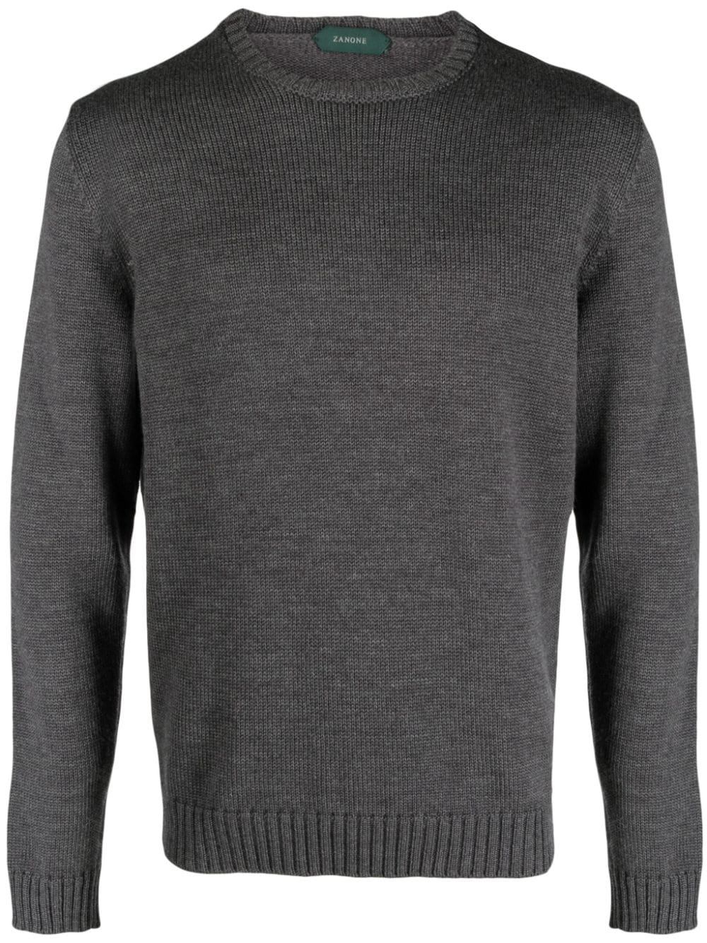 Zanone Gerippter Pullover - Grau von Zanone