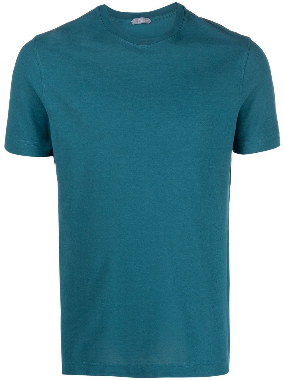 Zanone T-Shirt mit Rundhalsausschnitt - Blau von Zanone