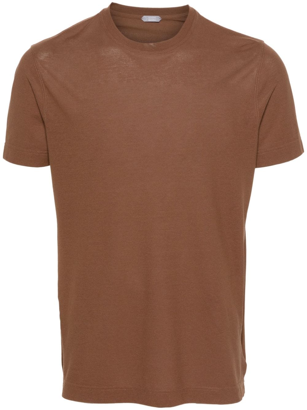 Zanone T-Shirt mit kurzen Ärmeln - Braun von Zanone