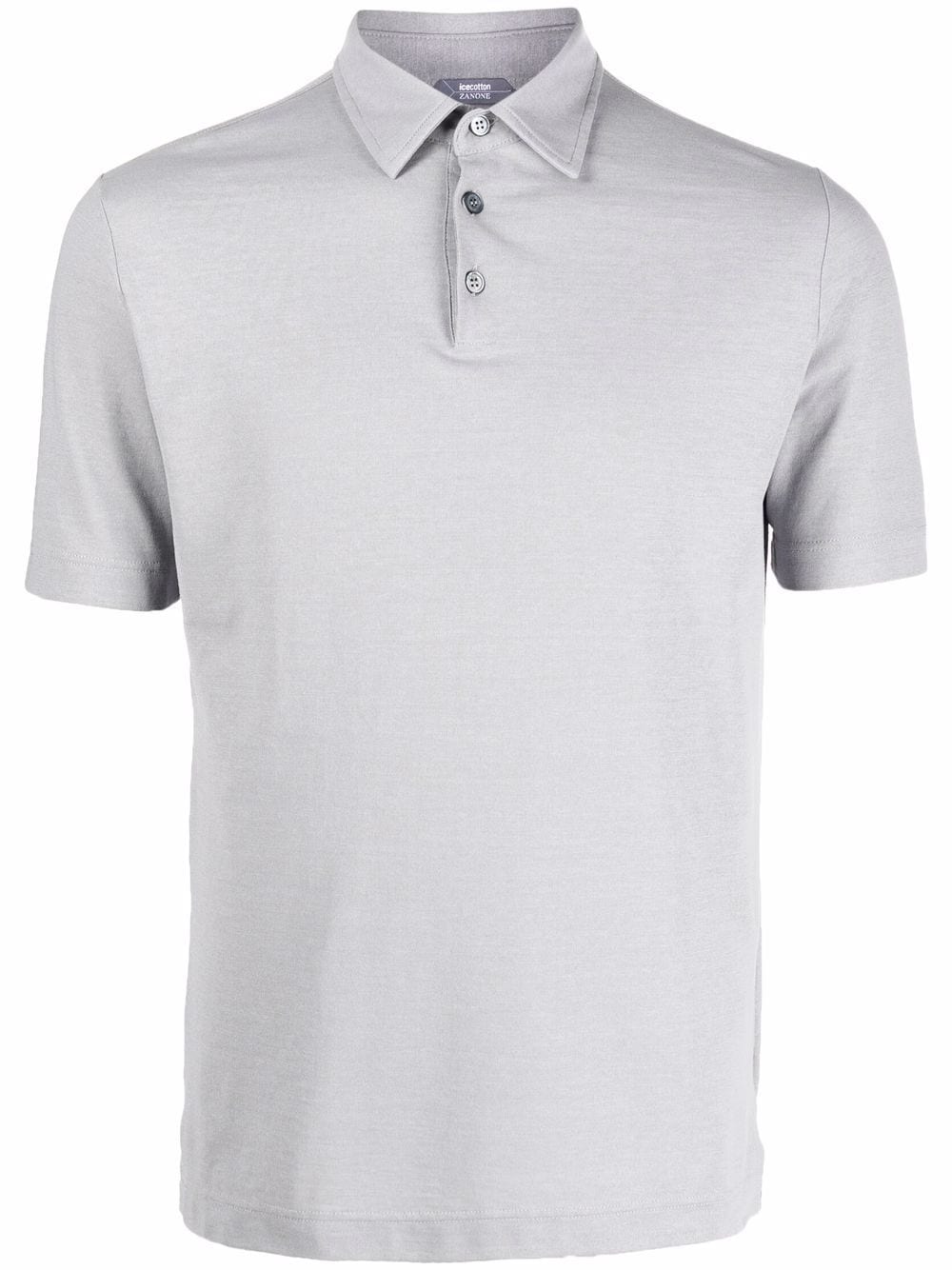 Zanone Kurzärmeliges Poloshirt - Grau von Zanone