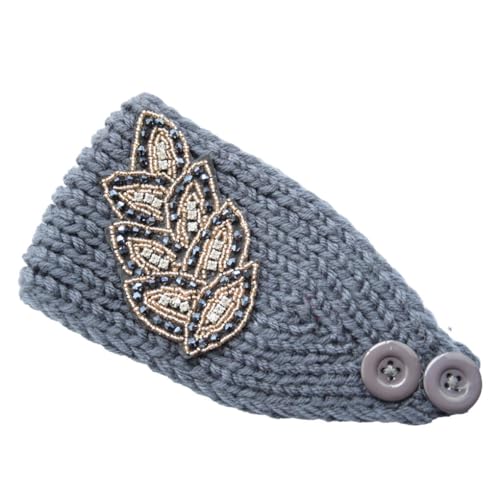 Zanthicia Gehäkelte Stirnbänder Winter Winddicht mit Strass Kopfschutz Universal Haarbänder Haarschmuck für Mädchen, Dunkelgrau Zanthicia Gehäkelte Stirnbänder Winter Winddicht mit Strass Kopfschutz Universal Haarbänder Haarschmuck für Mädchen, Dunkelgrau von Zanthicia